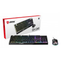 KEYBOARD +MOUSE/VIGOR GK30 COMBO US MSI
