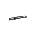 "EFB Patchpanel Cat.6,UTP 19""/1HE 24xRJ45 schwarz"