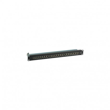 "EFB Patchpanel STP 24xRJ45 Cat.6, 19 1HE, RAL9005 schwarz"
