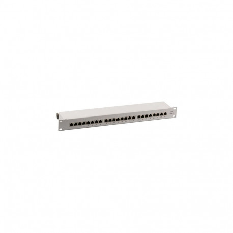 "EFB Patchpanel STP 24xRJ45 Cat.6A, 19 1HE, RAL7035 grau"