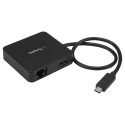 D StarTech mitmeportiline USB-C adapter