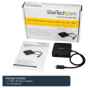 D StarTech mitmeportiline USB-C adapter