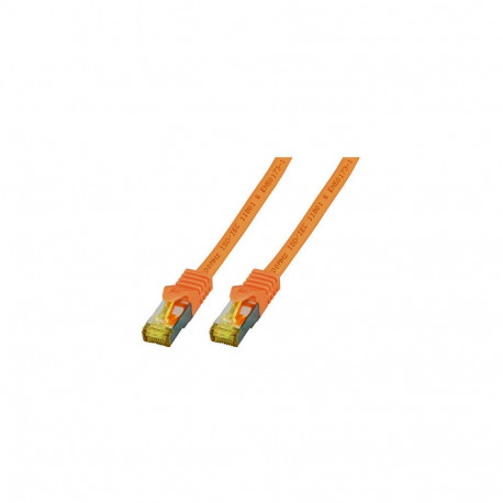 "EFB RJ45 Patchk. S/FTP Cat.6A LSZH Cat.7 Rohk. 25.00m orange"