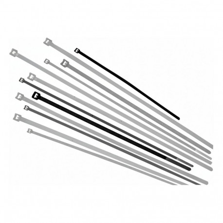 "WKK Kunststoffkabelbinder schw. UV-stab. 200x3,6mm 100 St."