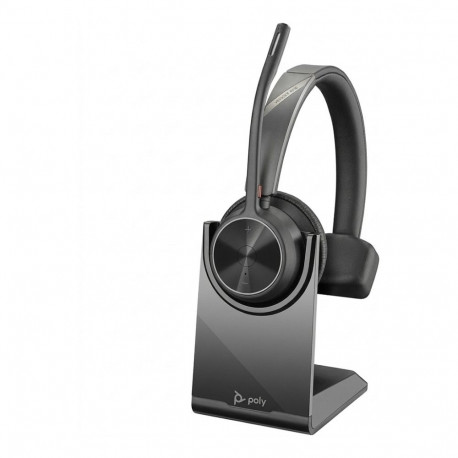 HP Poly Voyager 4300 UC Series 4310 juhtmevaba kõrvapealne peakomplekt Bluetooth USB-C Zoom sertifit