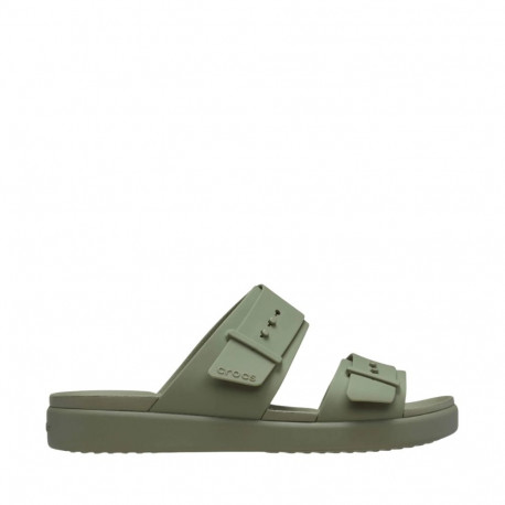 Crocs naiste plätud Brooklyn Buckle Low 211215 3BX 37-38, roheline