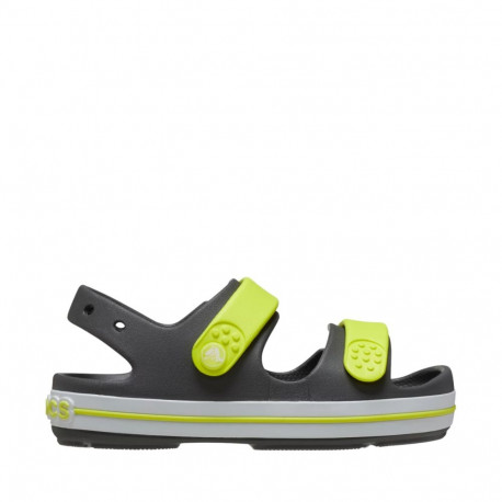 Crocs laste sandaalid Crocband Cruiser 209423 1NJ 30-31, grafiit-kollased