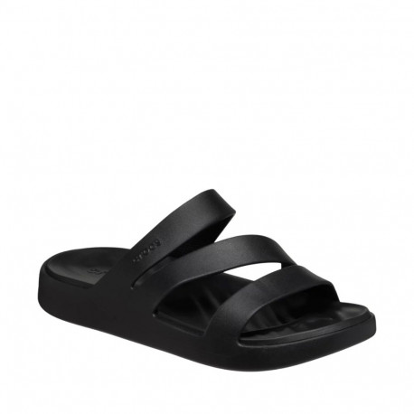 Klapki damskie Crocs Gataway Strappy Sandal czarne 209587 001 41-42