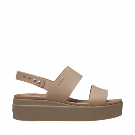 Crocs naiste sandaalid 206453 2EL brooklyn low wedge 36-37, beež