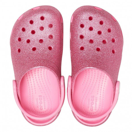 Crocs laste klompsid 205441 669 Classic Glitter 36-37, roosad