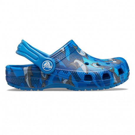 Crocs laste klompsid 206147 Classic Shark 4KI 32-33, sinine