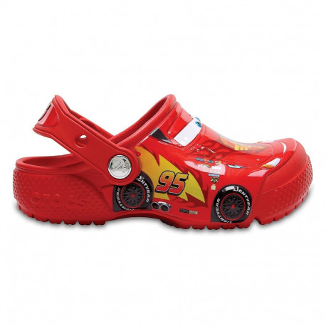 Crocs laste klapid Fun Lab Cars 204116 8C1 34-35, punased