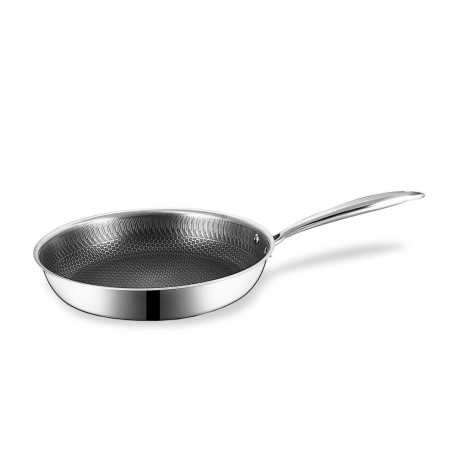 Frying Pan - Maestro MR-1214 24 cm Stainless Steel Non-Stick - Silver