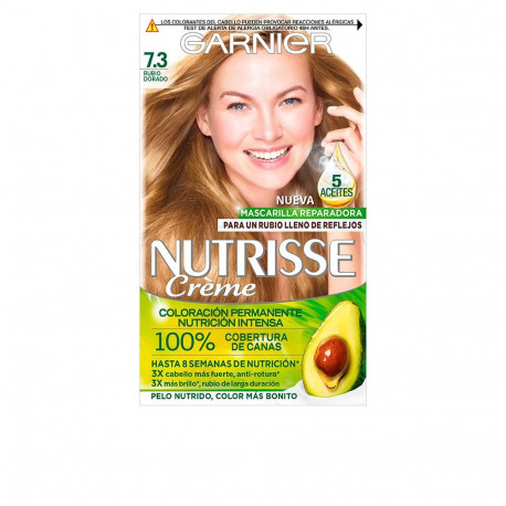 GARNIER NUTRISSE CREME püsivärv 100% katvus #7.3 3u, kuldblond