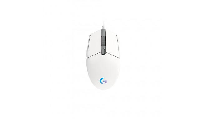 Logitech G102 Lightsync valge mänguhiir