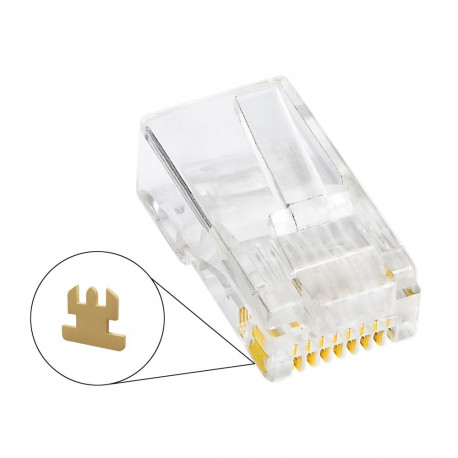 93-385# telefonipistik 8p8c (rj45) 10 pakk