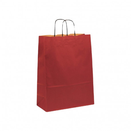 Paberkott paberpaelsangaga 320x140x420mm 100g jõupaber punane