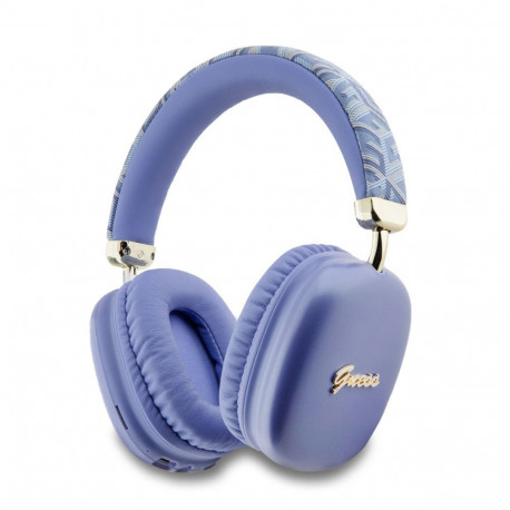 Guess Gcube Metallic Script Logo Bluetooth Purple