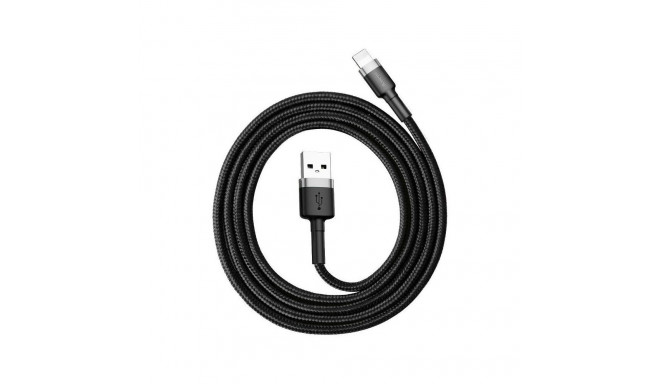 Baseus Baseus Cafule USB Lightning Cable 2,4A 1m (Gray+Black)