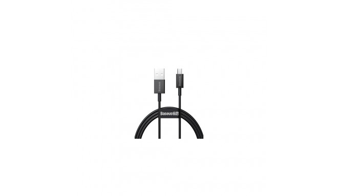 Baseus - Superior Fast Charging Data Cable USB to Micro 1m Black