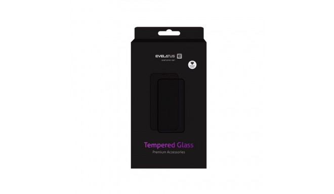 Evelatus Apple iPhone 12 Mini 5.4'' 0.33 Flat Clear Glass Japan Glue Anti-Static