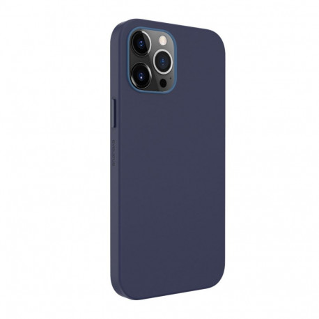 Evelatus Apple iPhone 12 Pro Max Genuine Leather case with MagSafe Blue