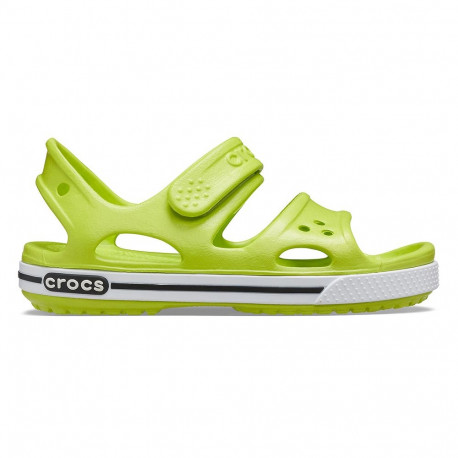 Crocs laste sandaalid Crocband II 14854 3T3 25-26, laimirohelised ja mustad