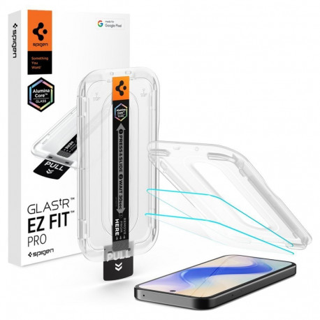 Kaitseklaas Glas.tR EZ Fit, Google Pixel 10a, komplektis 2tk, Spigen