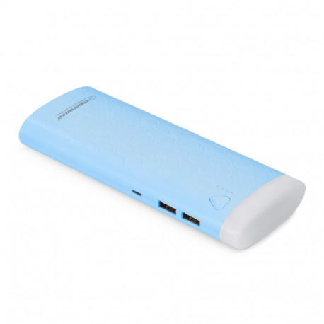 EMP114B Power Bank 10000mAh Fermion niebieski Esperanza