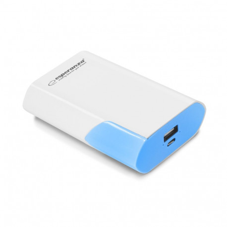 EMP111WB Power Bank 6000mAh Boson biało-niebieski Esperanza
