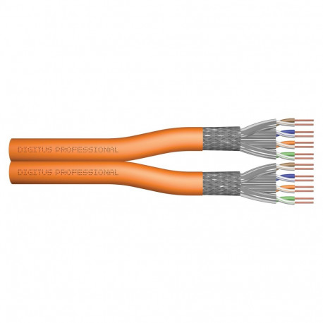 "CAT 7 S/FTP Datenkabel - Verlegekabel, 500 m, Duplex, B2ca-s1a,d0,a1"