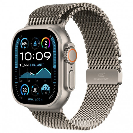 Apple käekell Ultra 2 GPS + Cellular 49mm korpus ja milanese rihm M, naturaaltitaan