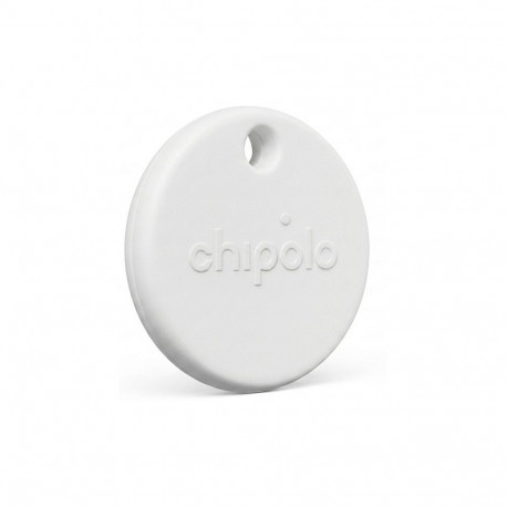 Chipolo jälitusseade POP ühildub Apple Find My ja Android Find Hub süsteemidega, valge