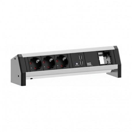 Bachmann Desk 3x maandusega pistikupesa 1x USB-laadija 1x ABD GST18