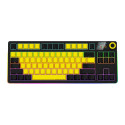 Lorgar KBP70TKLW, Wireless TKL Mechanical Gaming Keyboard Pro Black/Yellow