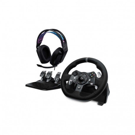 Logitech G920 Driving Force USB for Xbox Series X|S, One and PC + G335 Black
