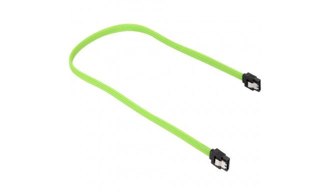 Sharkoon SATA III Angled Cable 0.45m Green