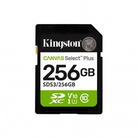 Kingston 256GB Canvas Select Plus SDXC 150R Class 10 UHS-I SDS3/256GB