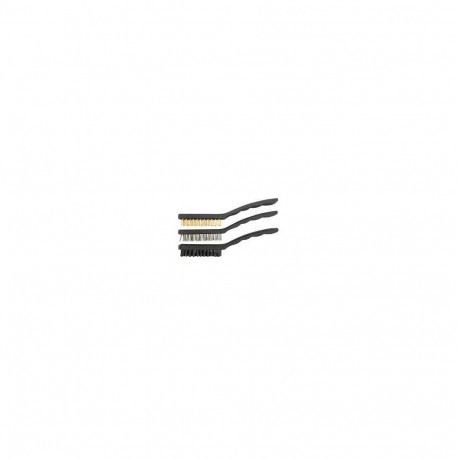 Vorel Brass, steel, nylon brushes 170mm 3pcs. (06963)