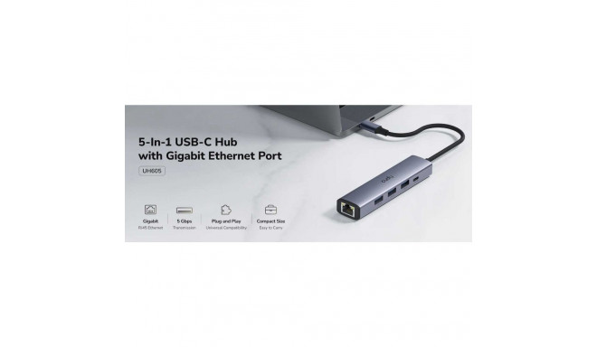 CUDY UH605 Hub USB-C