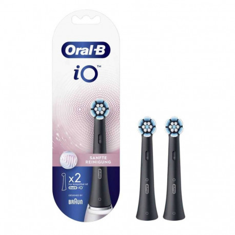 Oral-B O gentle cleaning set of 2, brush head (black)