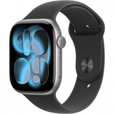 Apple Watch Series 11 46mm Space Grey /Black Sport Band - S/M