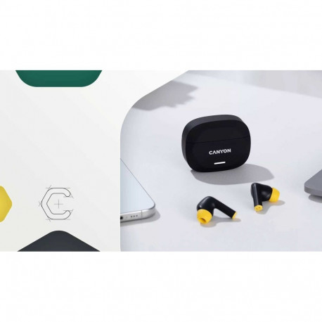 Canyon Hexagon 7 TWS ANC+ENC Black/Yellow