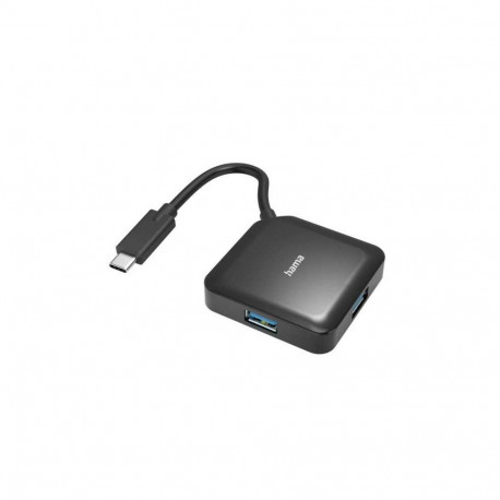 Hama 00200112 USB Hub 3.0 4-port Type-C Black