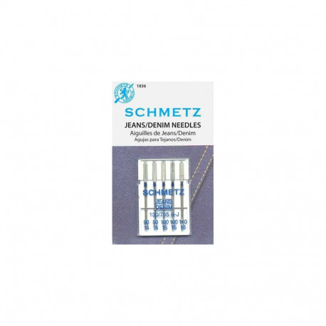 Schmetz needles for jeans No.90, 100, 110 5 pcs. 53001222