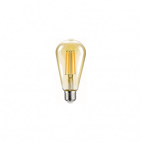 Visional LED filament bulb E27, ST64, 12 W, 1380 lm, 3000 K, 360°, amber
