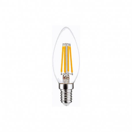 Visional LED Filament bulb E14, C35, 6W, 840lm, 3000K, 360°