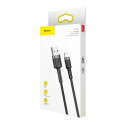 Baseus CALKLF-AG1 Cafule Cable Lightning QC3.0 2.4A, 0.5m Grey