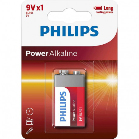 Philips 6LR61P1B/10 Power Alkaline 9V / 1 pcs