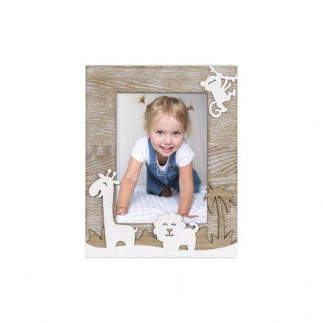 Picture Frame - ERTOM NB2757 13x18 Cm Wooden Frame, 260 Mm Height, Brown